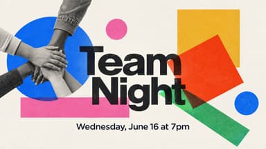 Team Night church graphic