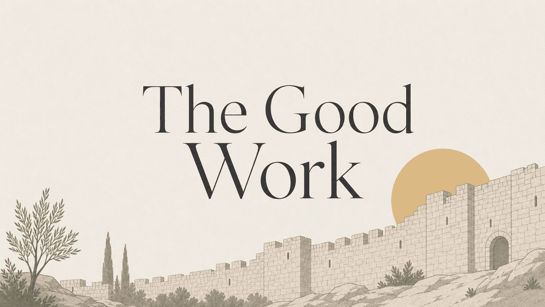 The Good Work church graphic