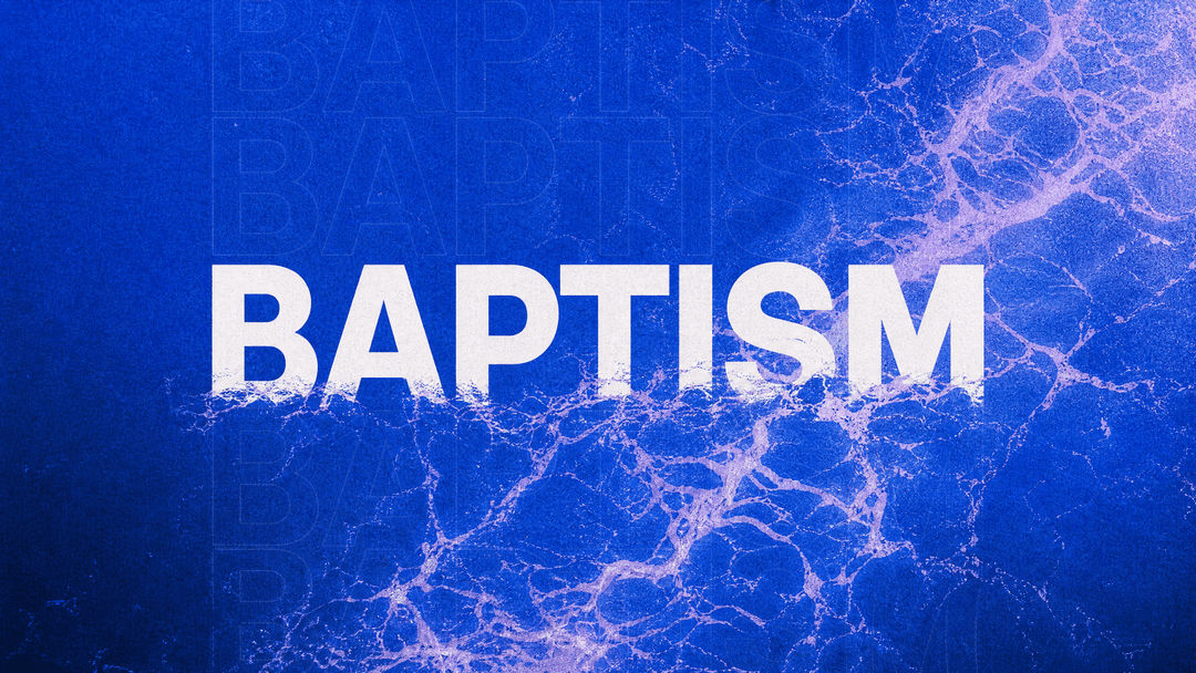 Baptism church graphic