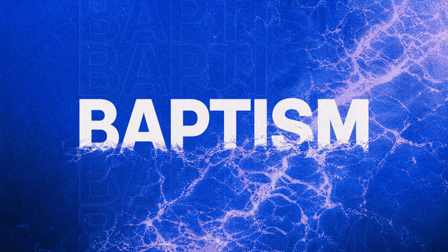 Baptism church graphic