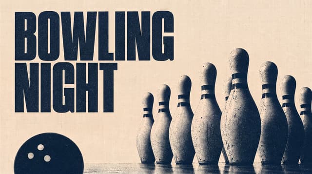 Bowling Night church graphic