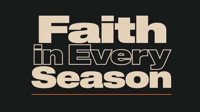 Faith in Every Season church graphic