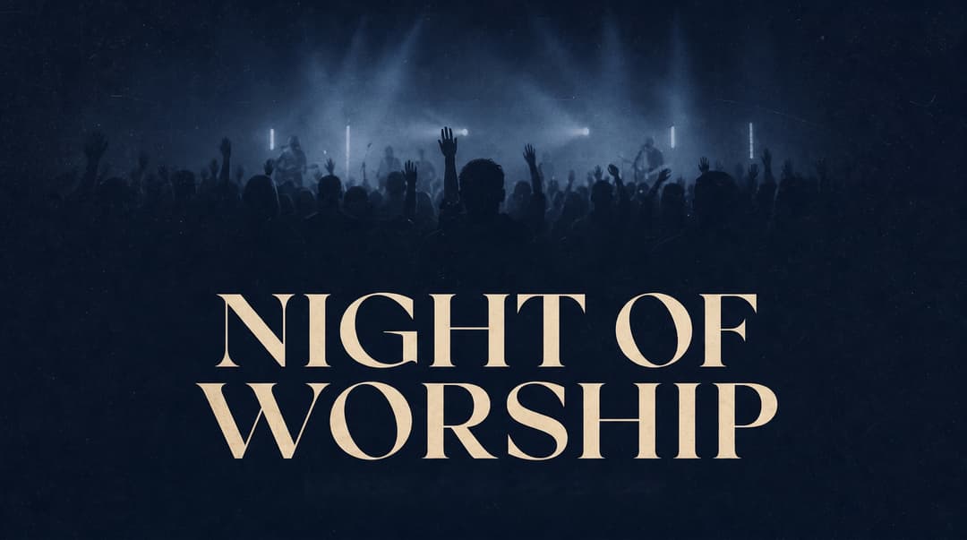 Night of Worship church graphic