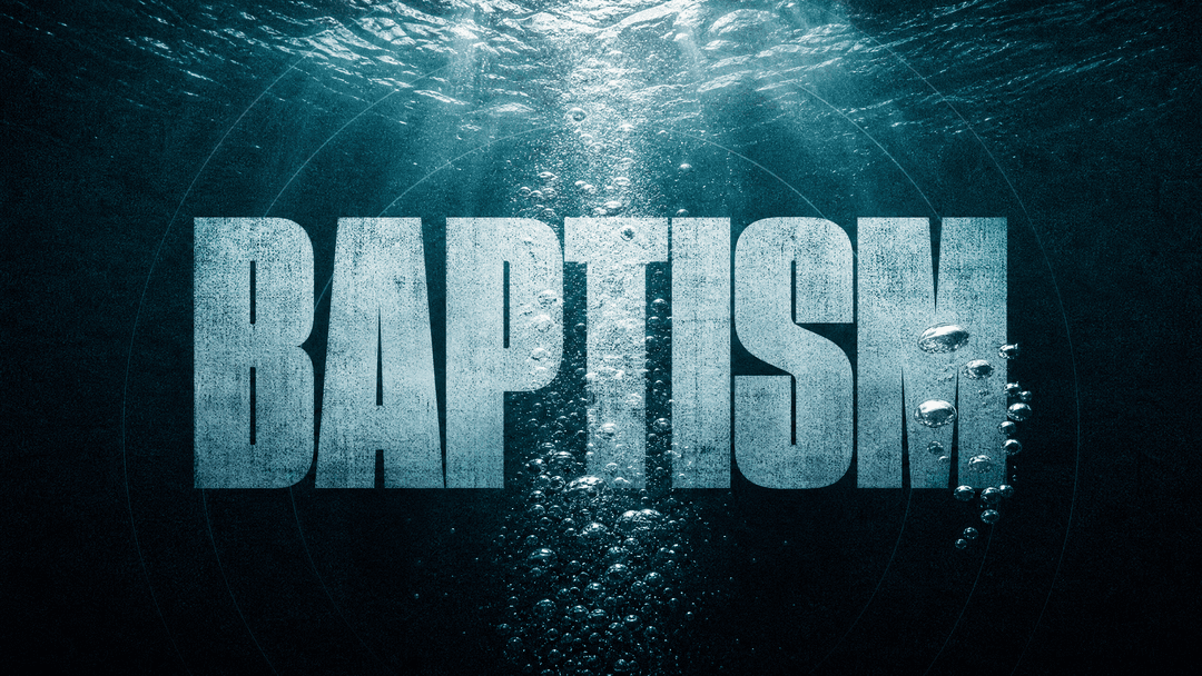 Baptism church graphic