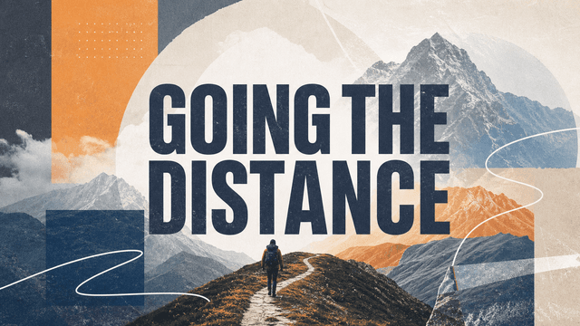 Going the Distance church graphic