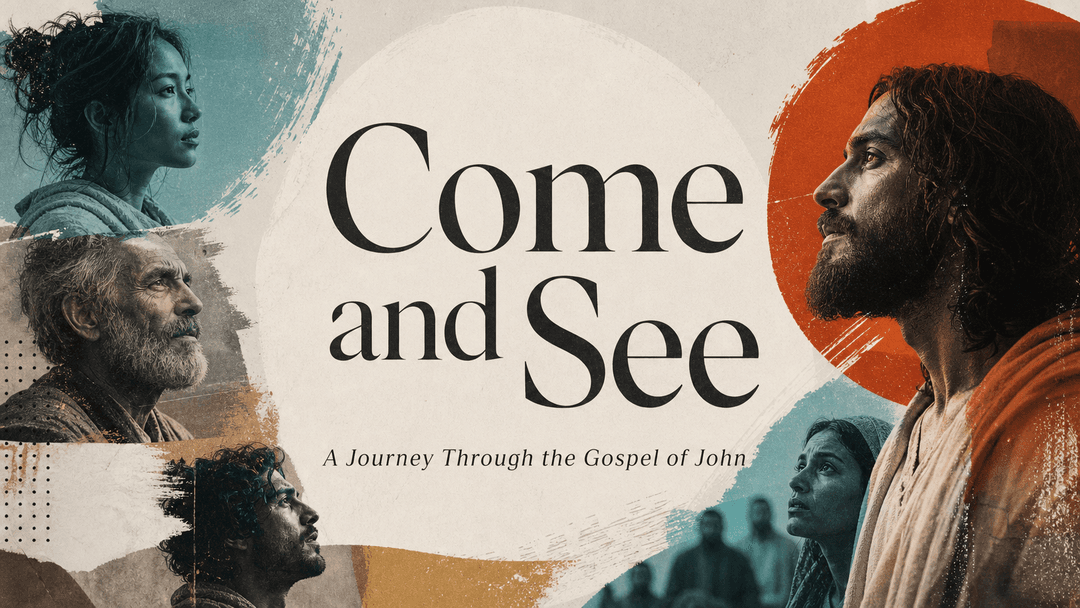 Come and See church graphic