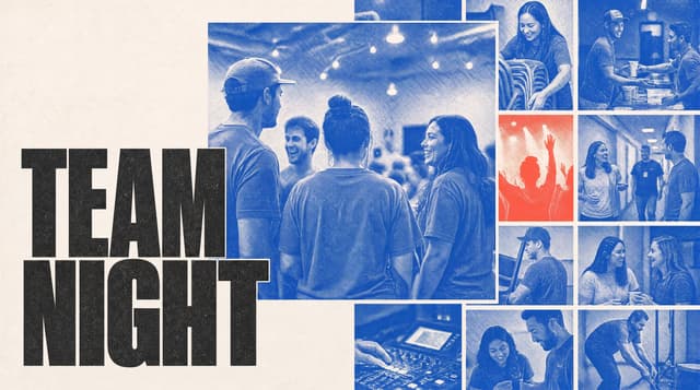 Team Night church graphic