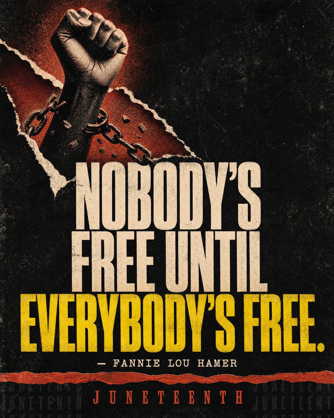 Fannie Lou Hamer - Freedom church graphic