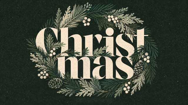Christmas church graphic