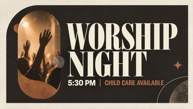 Worship Night church graphic