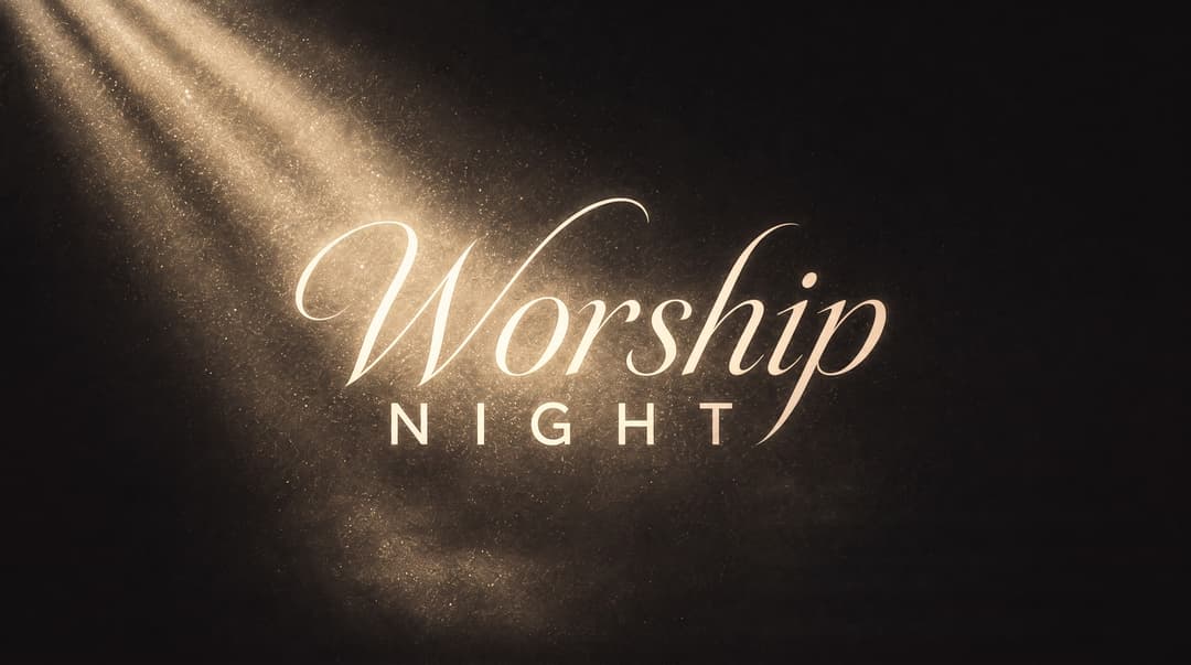 Yes — "Worship Night" church graphic