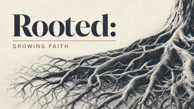 Rooted: Growing Faith church graphic