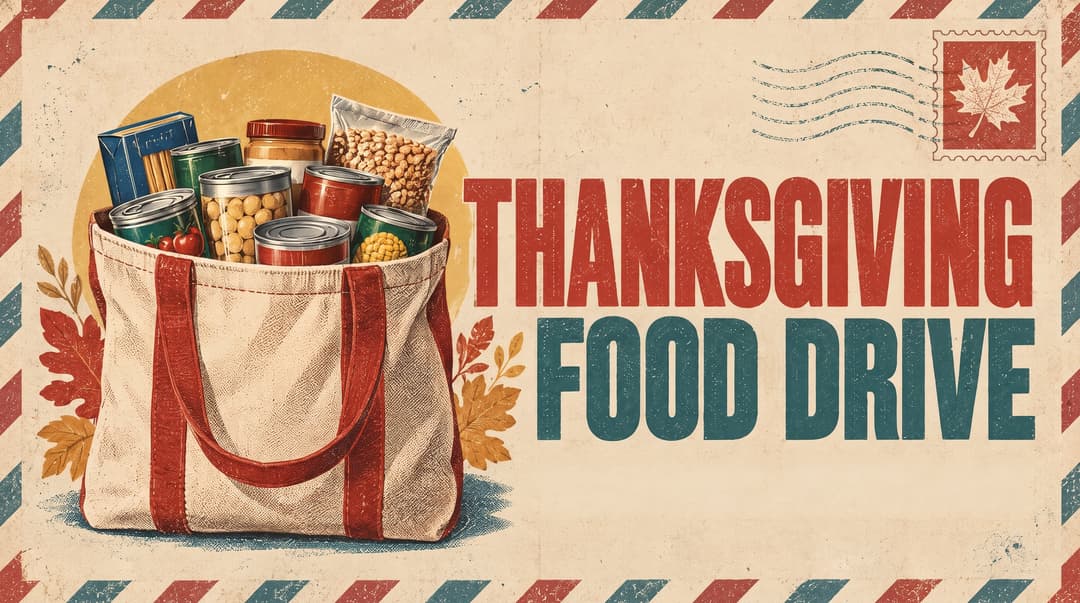 Thanksgiving Food Drive church graphic
