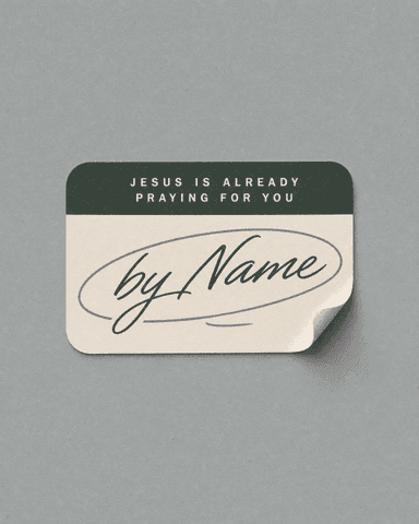 Praying for You by Name church graphic
