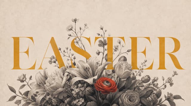 Easter church graphic