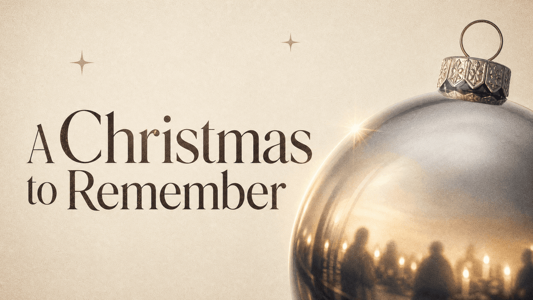 A Christmas to Remember church graphic