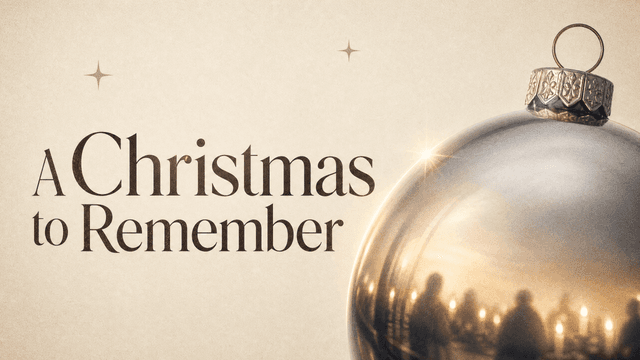 A Christmas to Remember church graphic