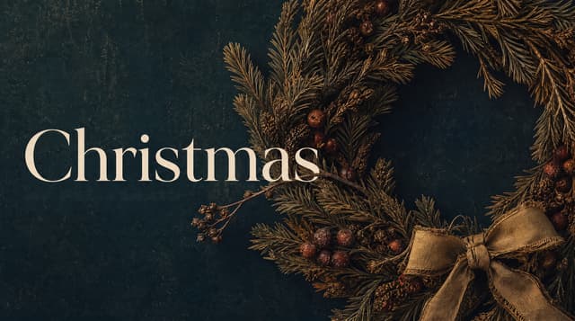 Christmas church graphic