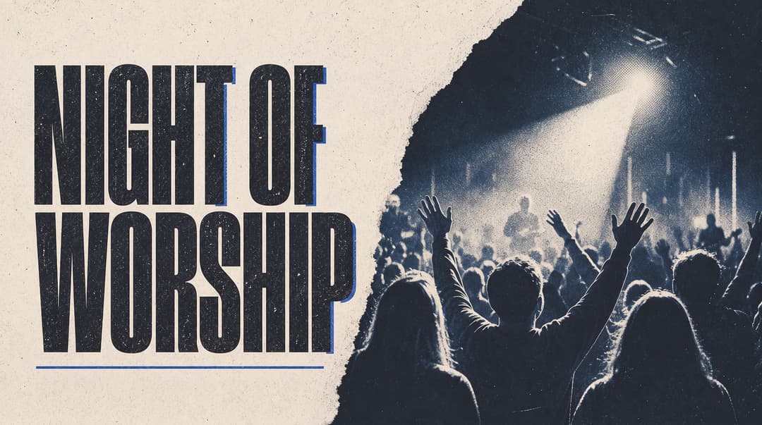 Night of Worship church graphic