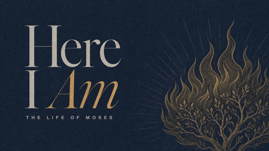 Here I Am church graphic