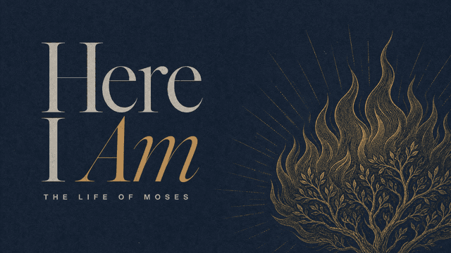 Here I Am church graphic