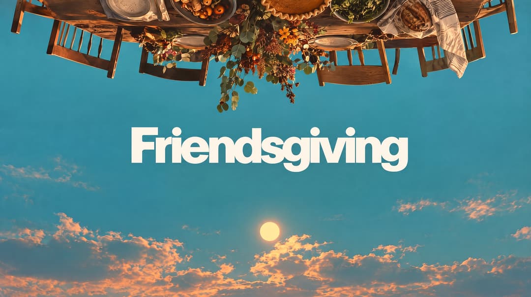 Friendsgiving church graphic