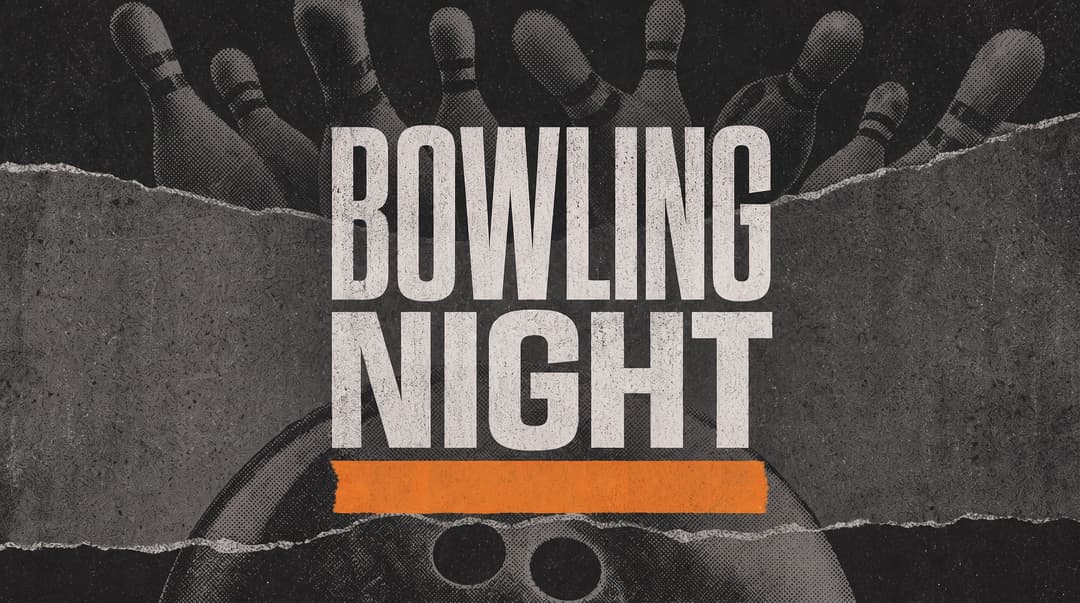 Bowling Night church graphic