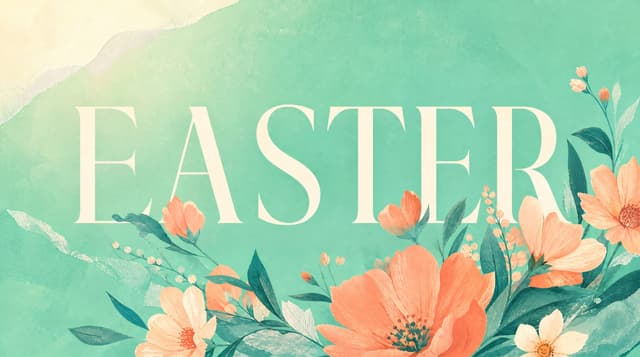Easter church graphic