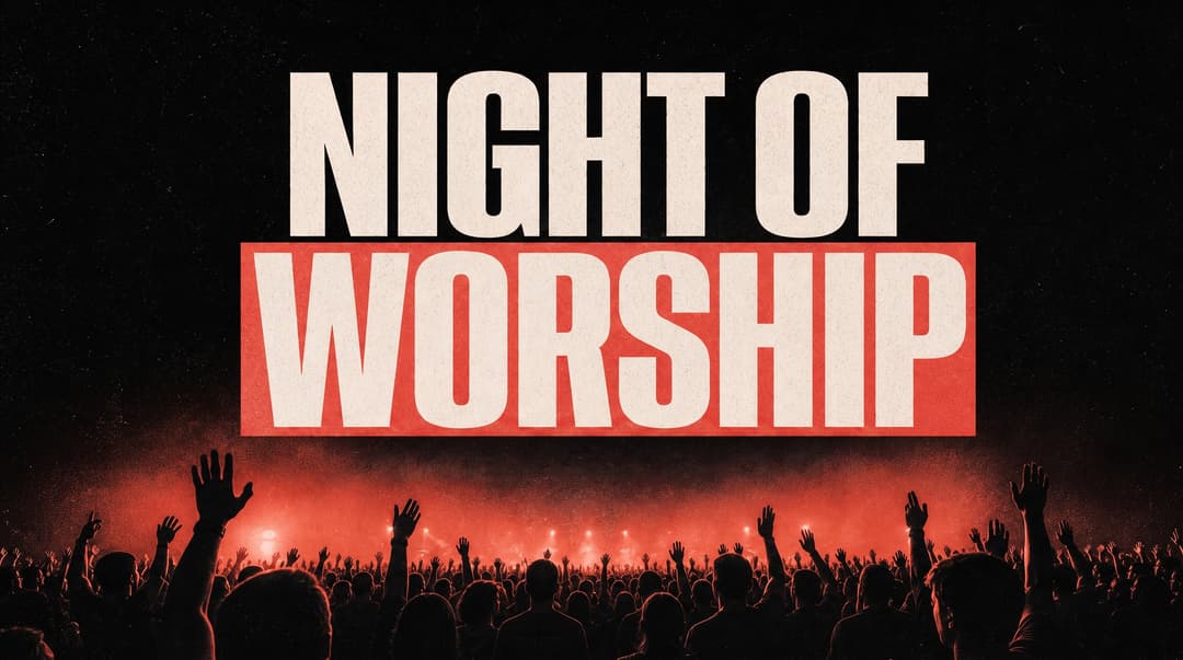 Night of Worship church graphic