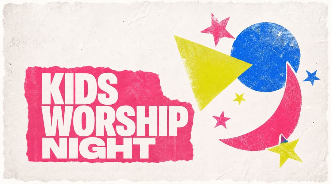 Kids Worship Night church graphic