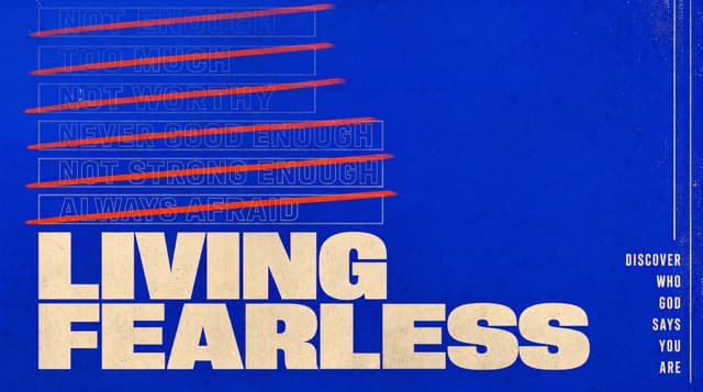 Living Fearless church graphic