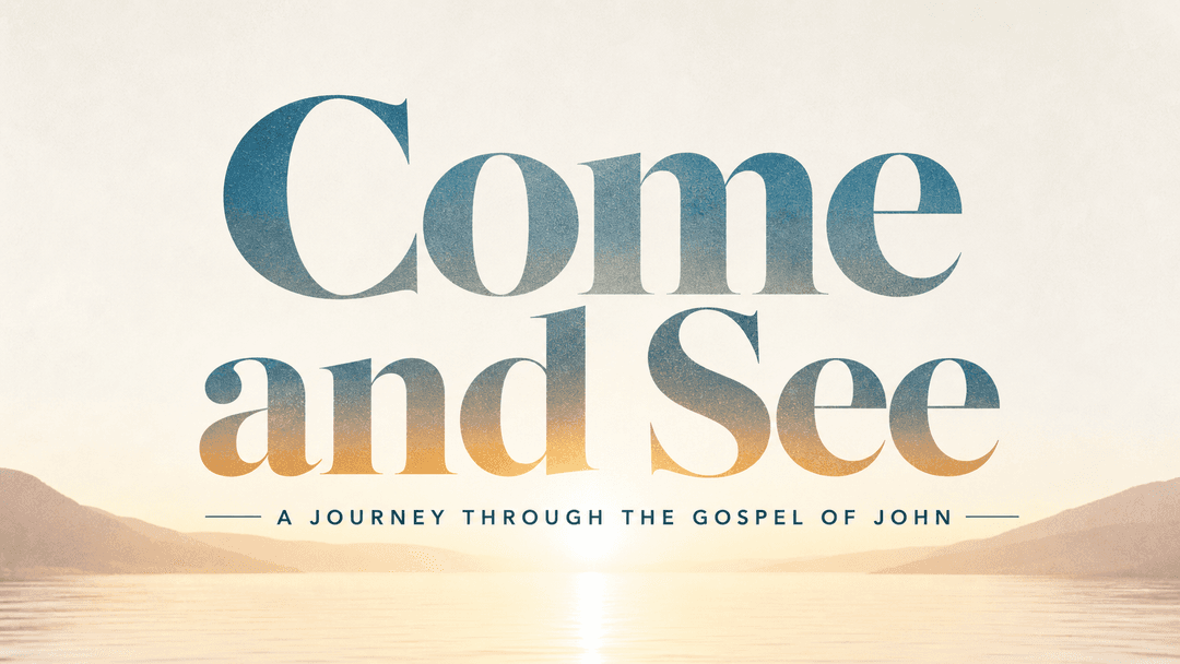 Come and See church graphic