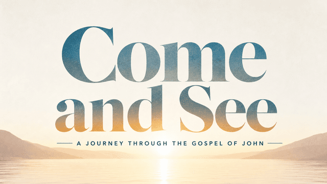 Come and See church graphic