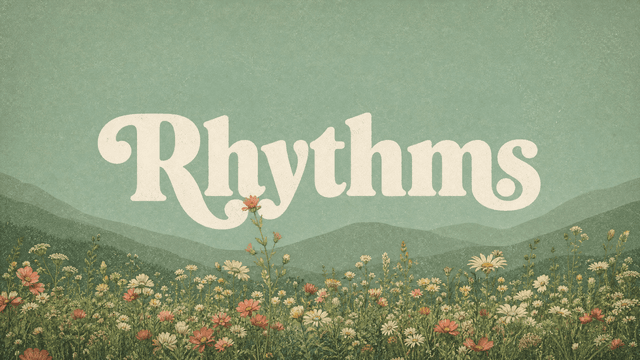 Rhythms church graphic