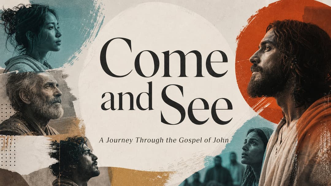 Come and See church graphic