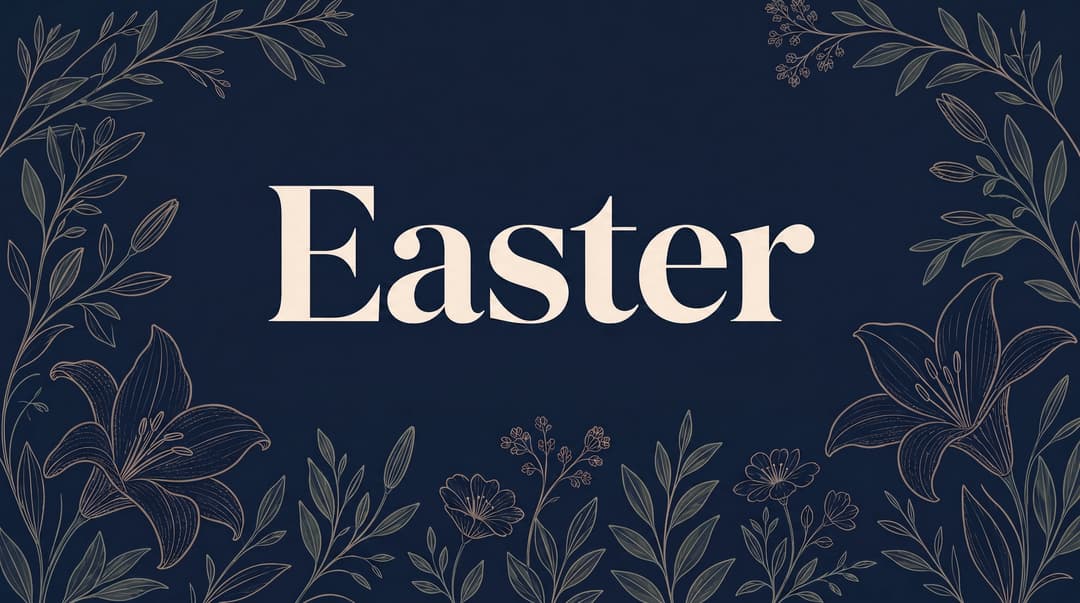 Easter church graphic