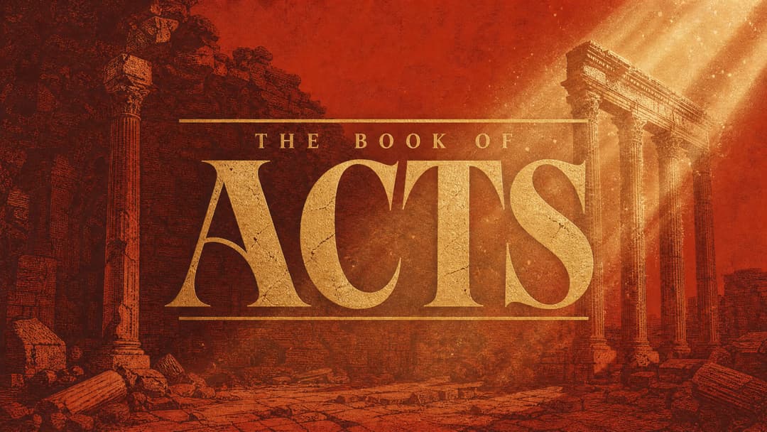 The Book of Acts church graphic