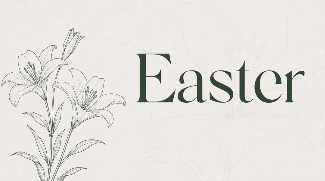 Easter church graphic