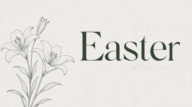 Easter church graphic