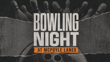 Bowling Night church graphic