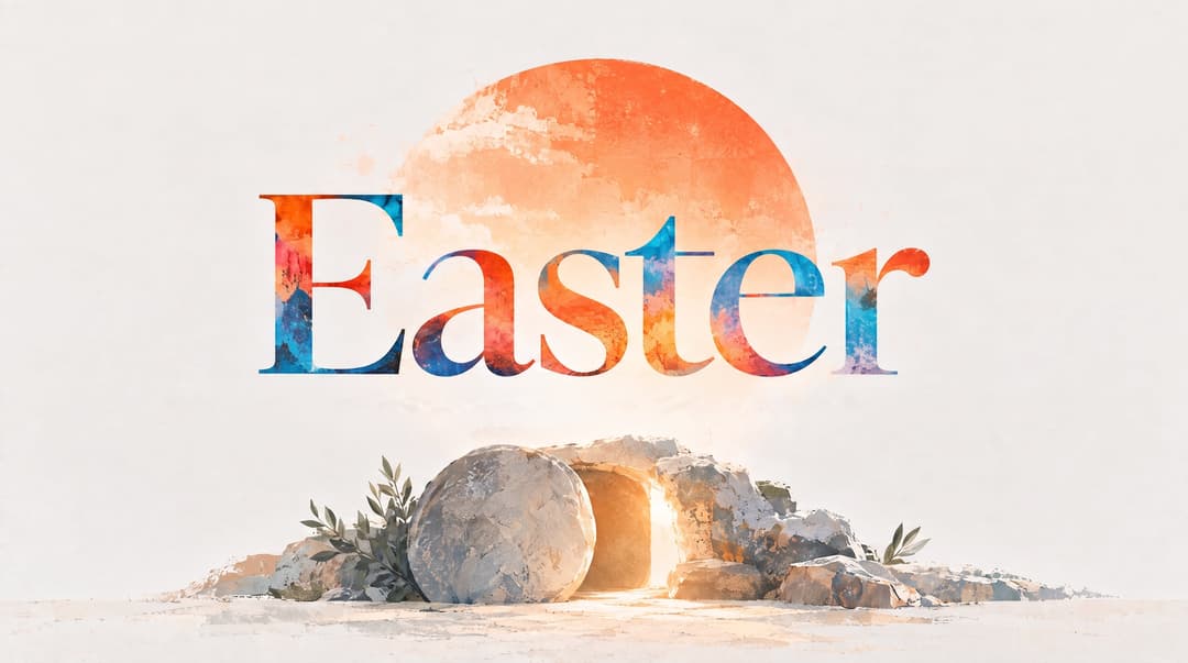 Easter church graphic