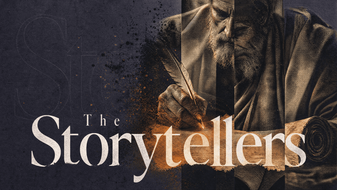The Storytellers church graphic