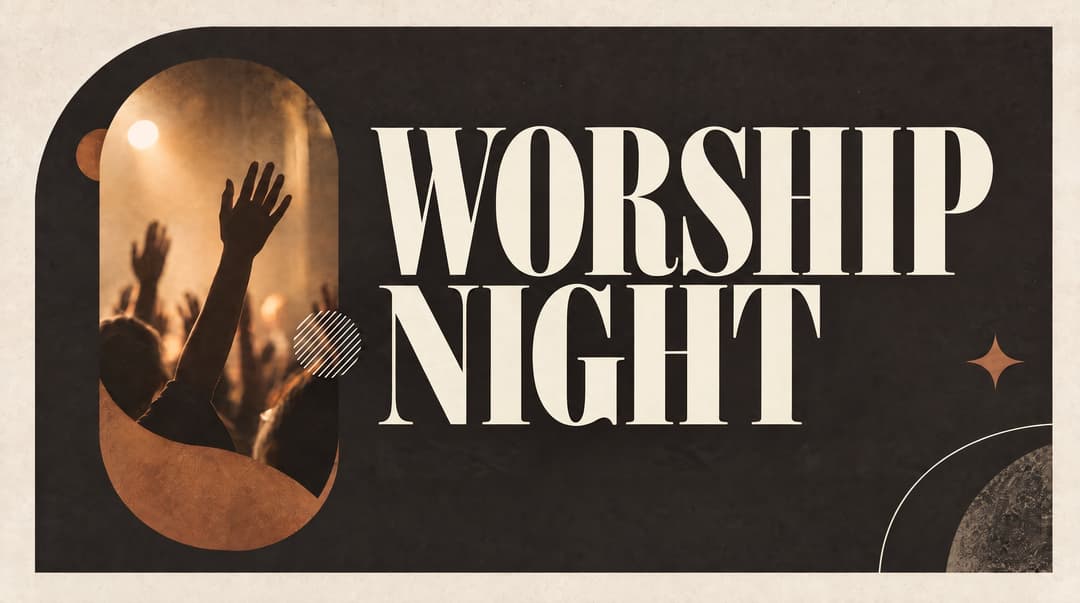 Worship Night church graphic