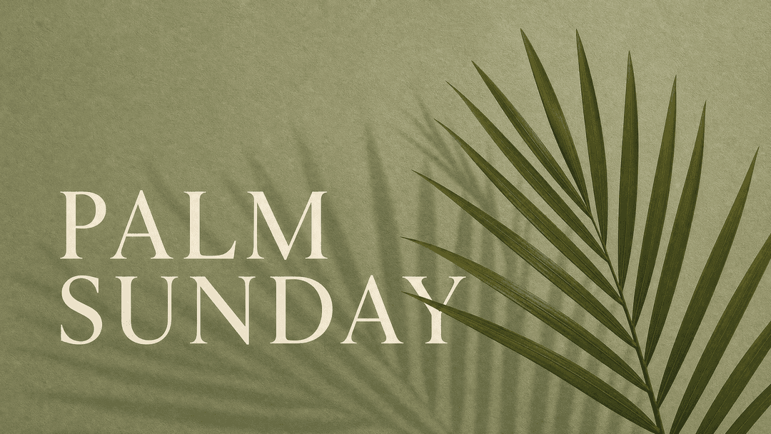 Palm Sunday church graphic