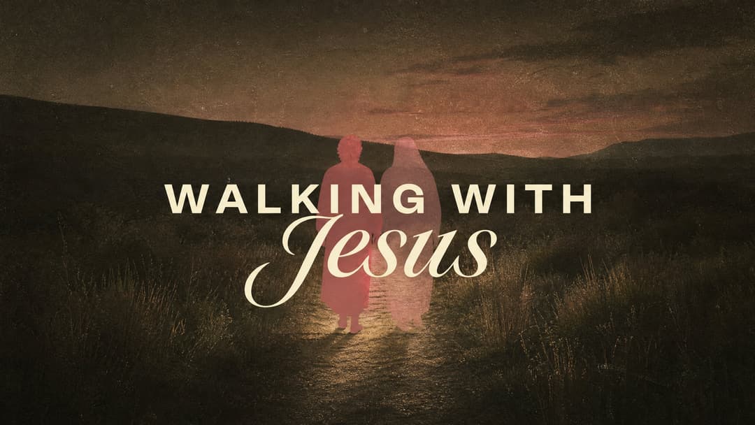 Walking with Jesus church graphic