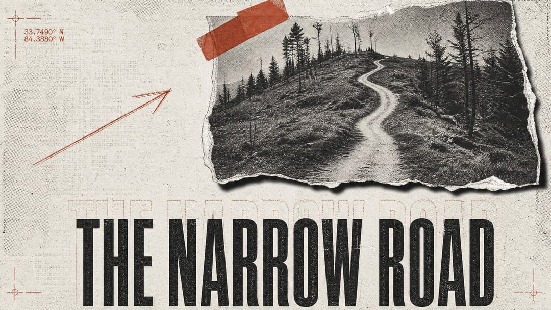 The Narrow Road church graphic