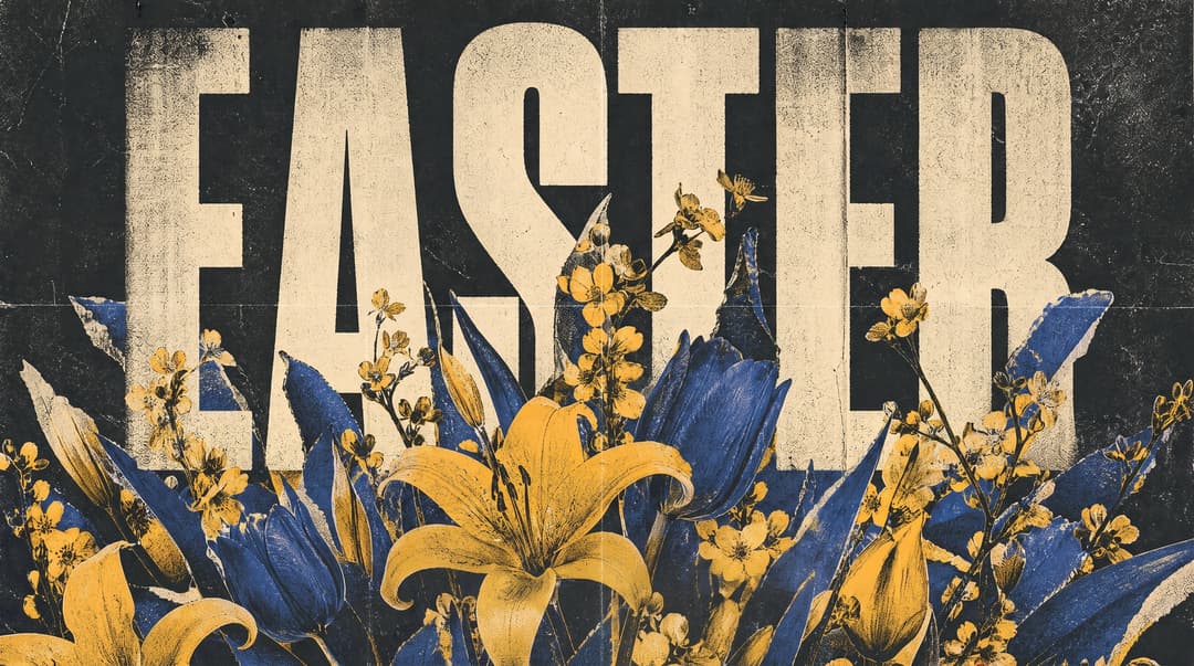 Easter church graphic