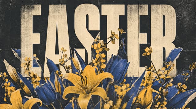 Easter church graphic