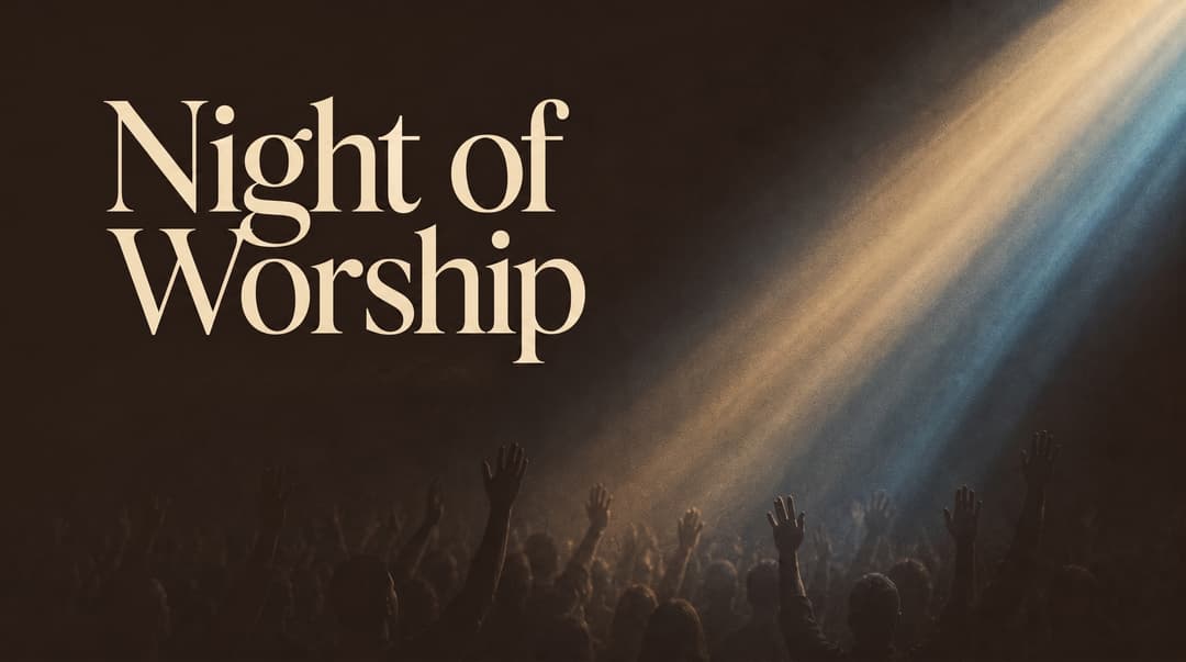 Night of Worship church graphic