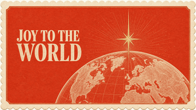 Joy to the World church graphic
